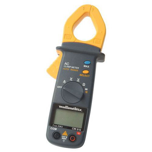 数字钳形万用表 - CM 610 - MULTIMETRIX - 手持式 / 600 V / AC/DC