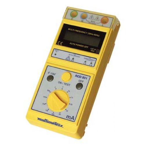 残余电流测试仪 - RCD 501 - MULTIMETRIX - 手持式 / 数字