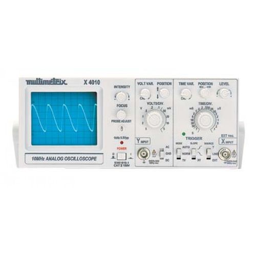 模拟示波器 - X 4010 - MULTIMETRIX - 台式 / 双通 / 单通道