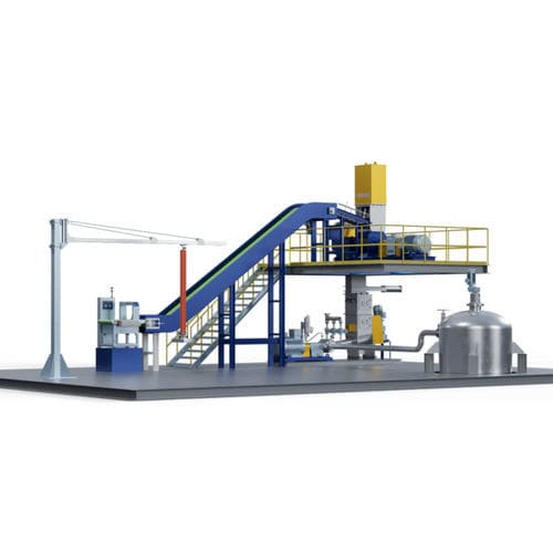 切屑切碎机 - SUNKAIER INDUSTRIAL TECHNOLOGY CO.,LTD. - 用于橡胶 / 转子式 / 卧式