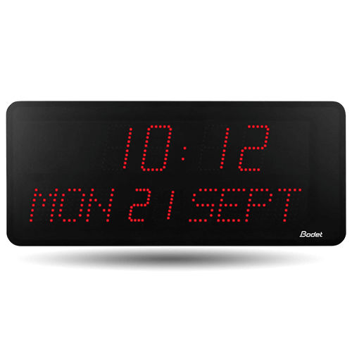日历时钟 - STYLE 10D - BODET TIME SPORT - 双面 / 壁挂 / LED