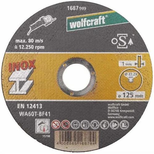 金属切削盘 - 1687999 - WOLCRAFT - 用于薄板 / 用于不锈钢 / 细薄