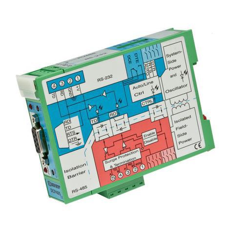 RS-232变换器 - DCP485 - Dataforth Corporation - RS-485 / DIN导轨 / 紧凑型