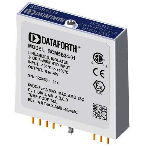 RTD输入模块 - SCM5B34-01 - Dataforth Corporation - 绝缘