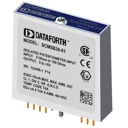 电位计输入模块 - SCM5B36-01 - Dataforth Corporation