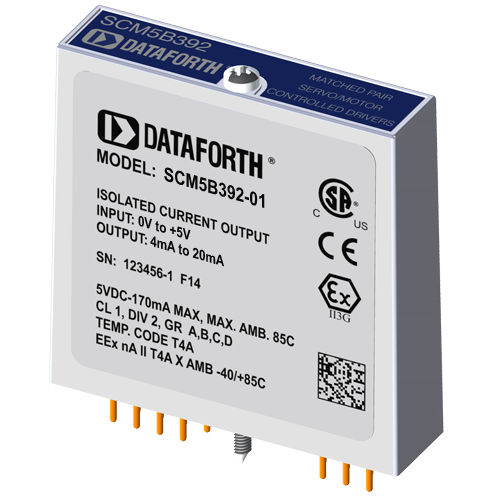 伺服电动机混合模块 - SCM5B392-01 - Dataforth Corporation - 模拟 / 电流 / 电压