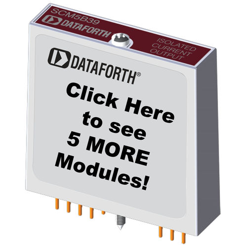 电流输出模块 - SCM5B39 Series - Dataforth Corporation - 模拟 / 电路板安装