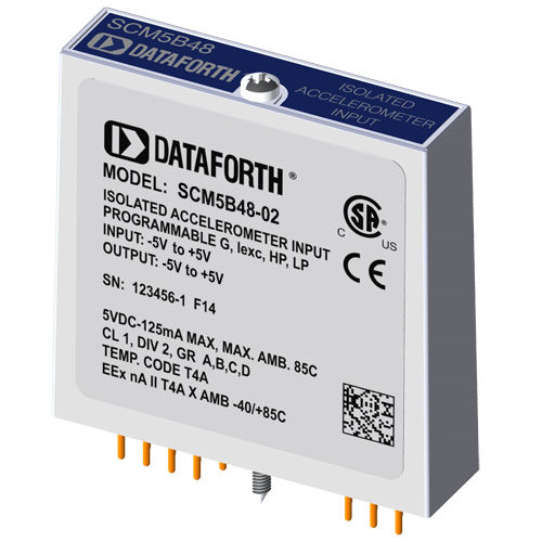 输入信号处理模块 - SCM5B48-02 - Dataforth Corporation - 用于加速度计