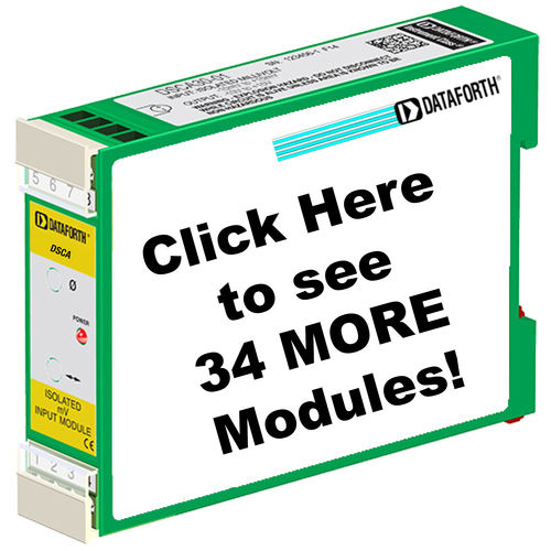 输入信号处理模块 - DSCA33-xx Series - Dataforth Corporation - 绝缘 / DIN导轨 / 真有效值RMS