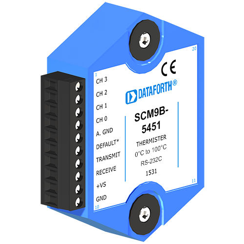 四通道信号处理模块 - SCM9B-5451 - Dataforth Corporation - 输入 / 输出 / 热敏电阻