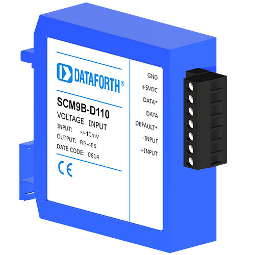 DIN导轨信号处理模块 - SCM9B-D110 - Dataforth Corporation - 输入 / 电压 / 传感器到计算机
