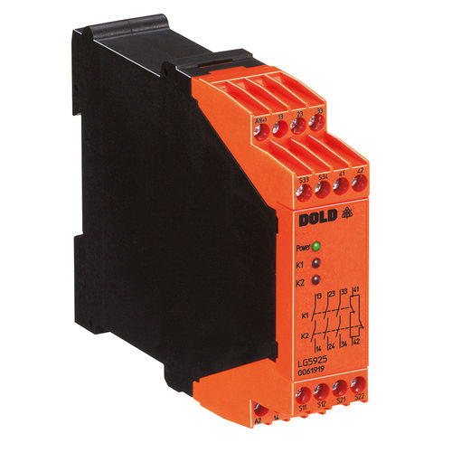 紧急制动安全监控继电器 - LG 5925 - DOLD - 3NO / SIL / IEC
