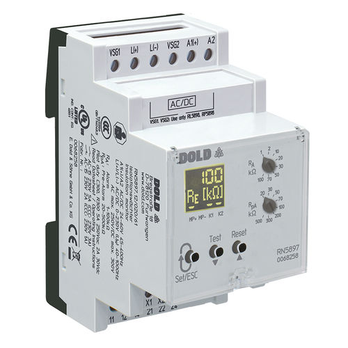 交流电网绝缘控制器 - VARIMETER IMD | RN 5897/020 - DOLD - AC/DC / 直流 / DIN导轨