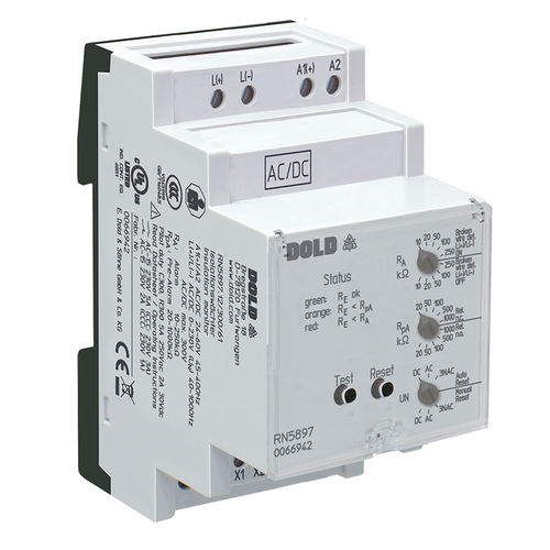 交流电网绝缘控制器 - VARIMETER IMD | RN 5897/300 - DOLD - 直流 / AC/DC / DIN导轨