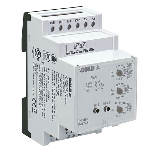 交流电网绝缘控制器 - VARIMETER IMD | RN 5897/320 - DOLD - 直流 / AC/DC / DIN导轨