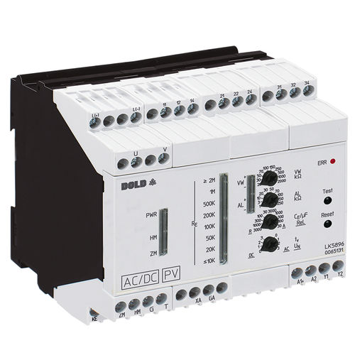 交流电网绝缘控制器 - LK 5896 - DOLD - 直流 / AC/DC / DIN导轨