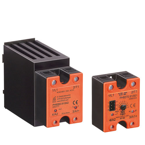 交流静态继电器 - POWERSWITCH | PH 9260 - DOLD - 双相 / DIN导轨 / 带散热器