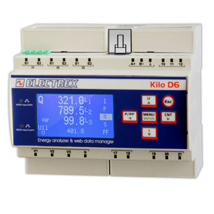 监控分析仪 - PFNK6-FQAD9-121 KILO F NET WI-FI EDA D6 PQ WEB LOG - ELECTREX - 用于电网 / 工业 / 电能质量