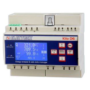 监控分析仪 - PFNK6-1QAD9-121 KILO NET WI-FI EDA D6 PQ WEB LOG - ELECTREX - 用于电网 / 电能质量 / 功率
