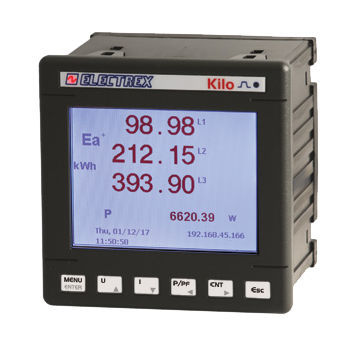 监控分析仪 - PFNK9-1QAD9-121 KILO NET WI-FI EDA 96 PQ WEB LOG - ELECTREX - 用于电网 / 网络 / 工业