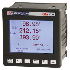 LED分析仪 - PFNK9-1Q7D9-0MM KILO RJ45 96 PQ - ELECTREX - 监控 / 用于电网 / 交流电网