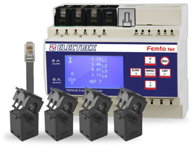 监控分析仪 - PFN66-H0A09-110 FEMTO 4HALL NET WI-FI EDA D6 DC WEB LOG 8 - ELECTREX - 用于电网 / 电动 / 工业
