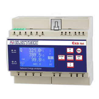 电网分析仪 - PFNE6-FH509-110 EXA F NET D6 H WEB LOG 8 - ELECTREX - 工业 / 电能质量 / 能量