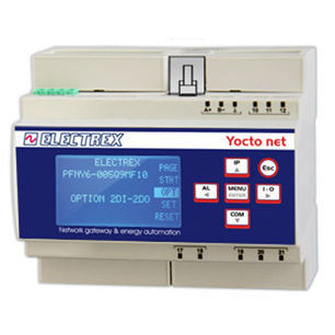 通信网关 - PFNY6-005D9-F10 YOCTO NET D6 WEB LOG 8 FULL - ELECTREX - 工业 / 远程测量 / LAN