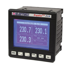 信号分析仪 - PFA69-FB1Z2-EMF FEMTO PRO 96 F - ELECTREX - 监控 / 用于电网 / 用于三相电力系统