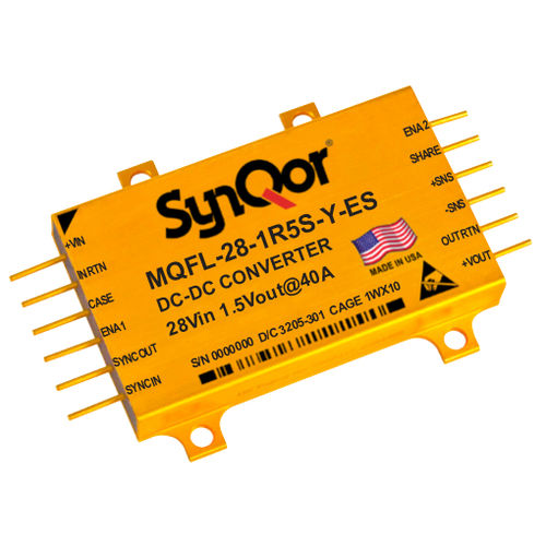 DC/DC变流器 / 调节 - MQ 28 series - SYNQOR - 电路板 / 单输出 / 双输出