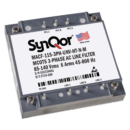 低通滤波器 - MACF-115 series - SYNQOR - 被动 / EMI / 三相