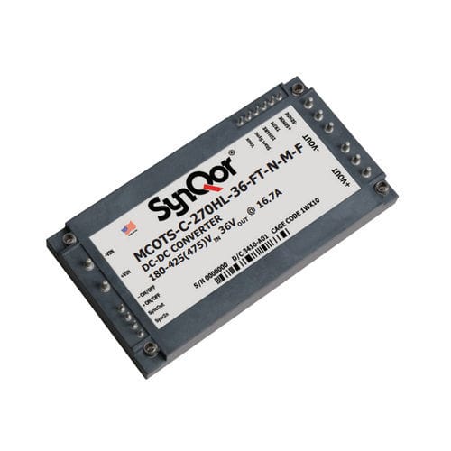 DC/DC变流器 / 电路板 - Mil-COTS 270HL - SYNQOR - 单输出 / 大电压输入范围