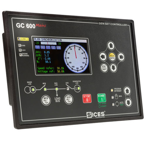 自动发电机组控制器 - GC600 - S.I.C.E.S. - 平行 / 手动 / 数字