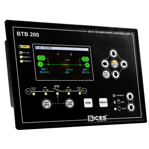 自动发电机组控制器 - BTB 200 - S.I.C.E.S. - 平行 / 手动 / 多母线断路器管理