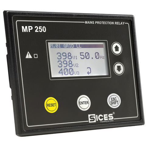频率过低保护继电器 - MP 250 - S.I.C.E.S. - 频率过高 / 用于发电机 / USB