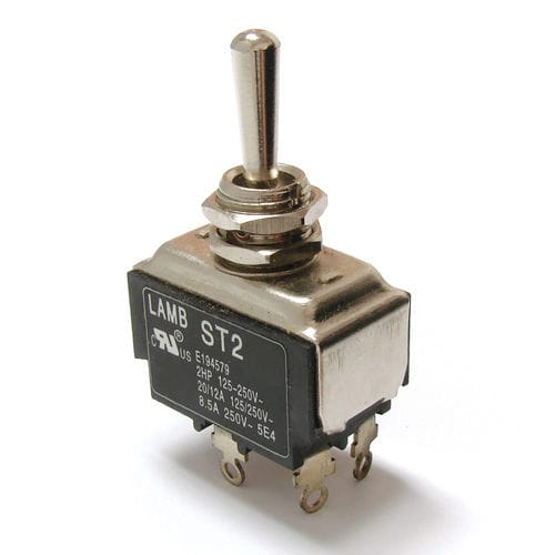 倾斜开关 - ST2 series  - E-SWITCH - 杠杆 / 2极 / 超坚固