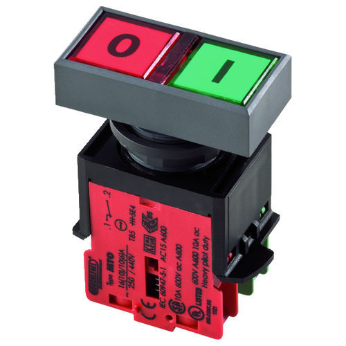 IP40按钮式开关 - QUARTEX®-R LDT - Georg Schlegel GmbH & Co. KG - 1NO/NF / 长方形 / 双