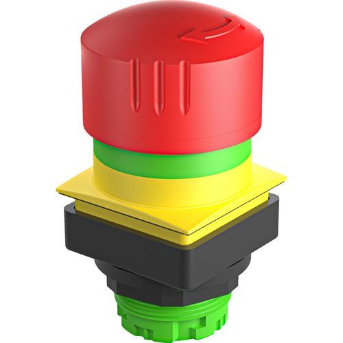 弹簧按钮式开关 - QUARTEX®-R-JUWEL QRJUV - Georg Schlegel GmbH & Co. KG - 紧急制动 / IP65 / 机械
