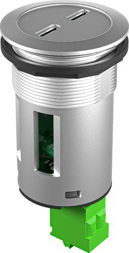 嵌入式插座 - KRJM_2USB_C_5V - Georg Schlegel GmbH & Co. KG - 面板式 / IP20 / 双极