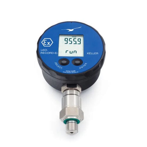 数字压力计 - LEO-Record-Ei-H2 - KELLER Pressure AG - G 1/4 / NPT 1/4 / 不锈钢