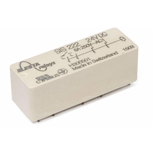 24Vdc机电式继电器 - SIS222 - ELESTA GmbH/德国ELESTA - 12Vdc / 110Vdc / 48Vdc
