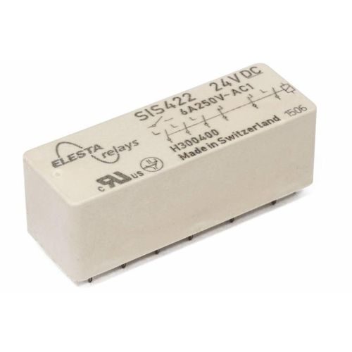 24Vdc机电式继电器 - SIS422 - ELESTA GmbH/德国ELESTA - 12Vdc / 110Vdc / 48Vdc