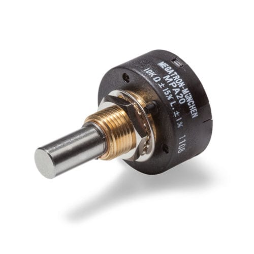 导电塑料电位计 - MPA20/21 - MEGATRON Elektronik GmbH & Co. KG - 单圈 / 手动 / 模拟