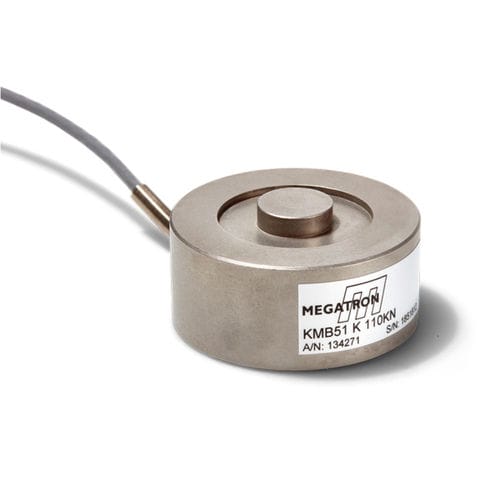 压缩型负荷传感器 - KMB51 - MEGATRON Elektronik GmbH & Co. KG - 按钮型 / 应变式 / 用于定标