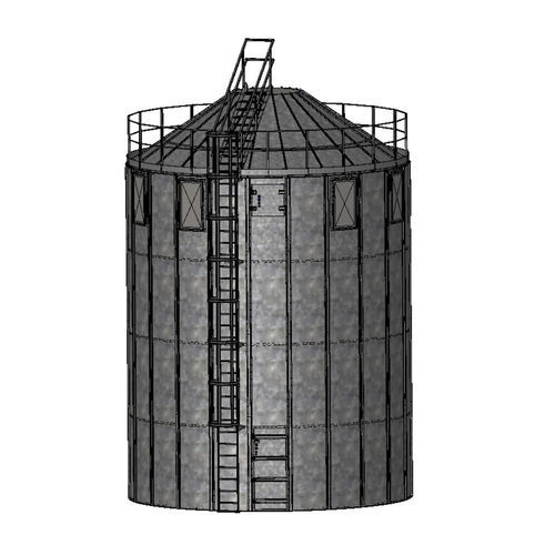 螺栓形筒仓 - AST - NEDERMAN - 用于散装材料 / 电镀钢 / ATEX