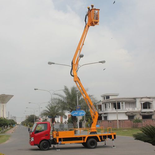 卡车安装式铰接升降臂 - JPF series - javaid Industrial company - 液压 / 户外 / 紧凑型