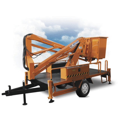 牵引式铰接升降臂 - JPF-TT series - javaid Industrial company - 液压 / 户外 / 紧凑型