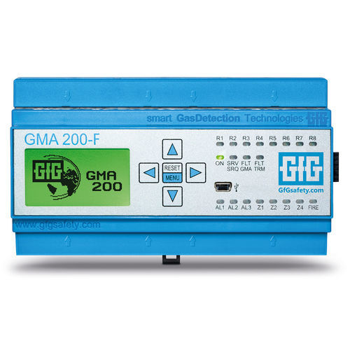 气体检测控制中心 / 可定位 - GMA200-F - GfG - Gesellschaft für Gerätebau mbH - DIN导轨固定式 / 可编程 / 多通路