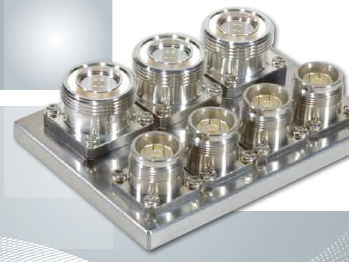 混合连接器 - 4.3 - 10 series - Spinner - 同轴 / DIN / 环形