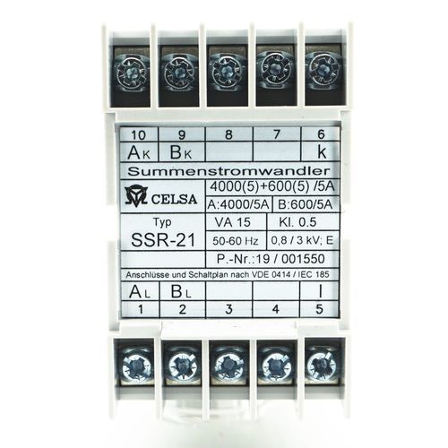 加法器变压器 - SSR series - CELSA MESSGERATE ESPAÑA S.L. - 电流 / 测量 / 干式